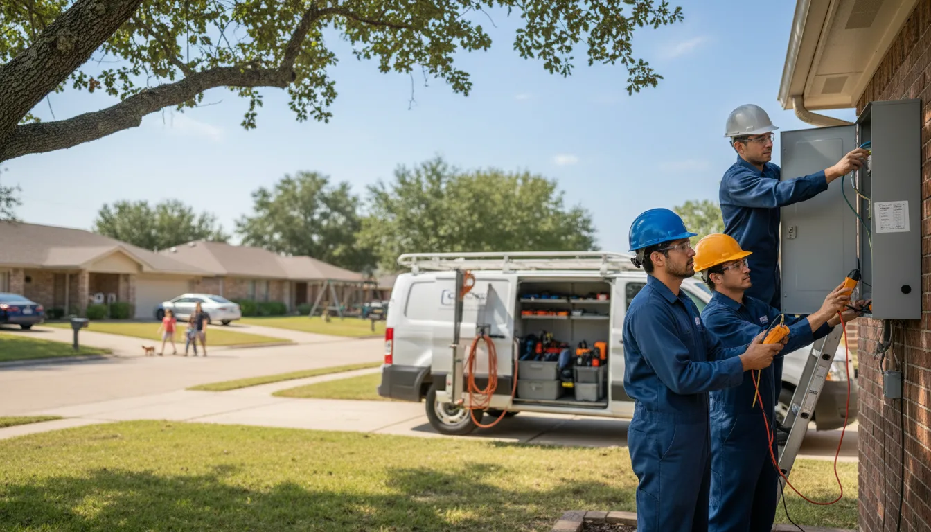 Certified electrician providing emergency electrical services in Coy, AL